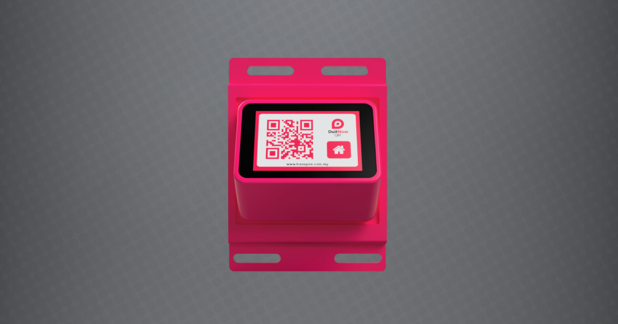TQR DuitNow QR Payment Terminal - Dynamic QR Code prevent fraudulent transactions used on vending machine in Malaysia