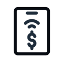 Contactless and cashless payment system with transpire QR e-Wallet / DuitNow QR / cashless payment terminal